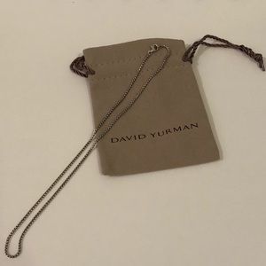 David Yurman 16 inch small box chain
